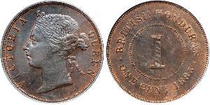 1 Cent British Honduras (1862-1981) Bronze Victoria (1819 - 1901)