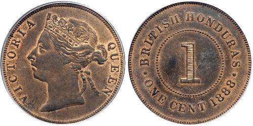 1 Cent British Honduras (1862-1981) Bronze Victoria (1819 - 1901)