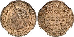 1 Cent Canada Bronze Victoria (1819 - 1901)