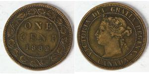 1 Cent Canada Bronze Victoria (1819 - 1901)