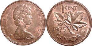 1 Cent Canada Bronze Elizabeth II (1926-2022)