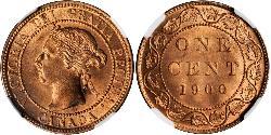 1 Cent Kanada Bronze Victoria (1819 - 1901)