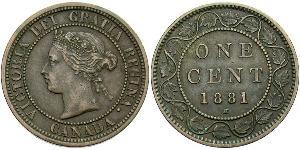 1 Cent Kanada Bronze Victoria (1819 - 1901)
