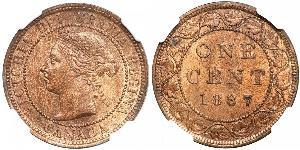 1 Cent Kanada Bronze Victoria (1819 - 1901)
