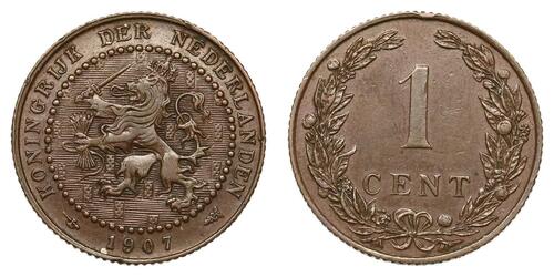 1 Cent Königreich der Niederlande (1815 - ) Bronze 