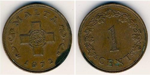 1 Cent Malte (1964 - ) Bronze 