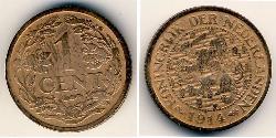 1 Cent Royaume des Pays-Bas (1815 - ) Bronze 