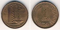1 Cent Singapore (1965 - ) Bronze 