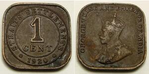 1 Cent Straits Settlements (1826 - 1946) Bronze 