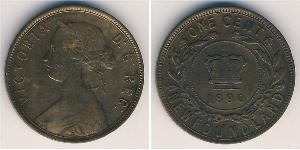 1 Cent Terre-Neuve-et-Labrador Bronze Victoria (1819 - 1901)