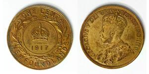 1 Cent Terre-Neuve-et-Labrador Bronze George V (1865-1936)