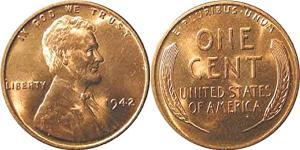 1 Cent USA (1776 - ) Bronze Abraham Lincoln (1809-1865)