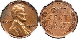 1 Cent Vereinigten Staaten von Amerika (1776 - ) Bronze Abraham Lincoln (1809-1865)