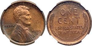 1 Cent Vereinigten Staaten von Amerika (1776 - ) Bronze Abraham Lincoln (1809-1865)