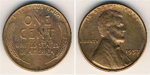 1 Cent Vereinigten Staaten von Amerika (1776 - ) Bronze Abraham Lincoln (1809-1865)