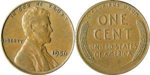 1 Cent Vereinigten Staaten von Amerika (1776 - ) Bronze Abraham Lincoln (1809-1865)