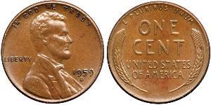 1 Cent Vereinigten Staaten von Amerika (1776 - ) Bronze Abraham Lincoln (1809-1865)