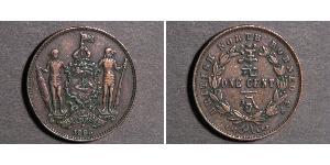 1 Cent North Borneo (1882-1963) Bronze/Copper 