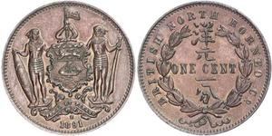 1 Cent North Borneo (1882-1963) Bronze/Copper 