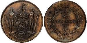 1 Cent Bornéo du Nord (1882-1963) Bronze/Cuivre 