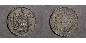 1 Cent North Borneo (1882-1963) Bronze/Kupfer 