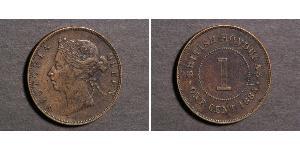 1 Cent British Honduras (1862-1981) Bronzo Vittoria (1819 - 1901)