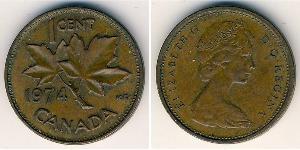 1 Cent Canada Bronzo Elisabetta II (1926-2022)