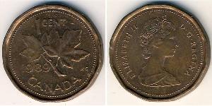 1 Cent Canada Bronzo Elisabetta II (1926-2022)