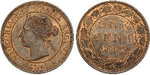 1 Cent Canada Bronzo Vittoria (1819 - 1901)