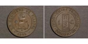 1 Cent Indocina francese (1887-1954) Bronzo 