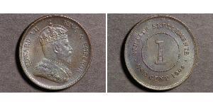 1 Cent Insediamenti dello Stretto (1826 - 1946) Bronzo Edoardo VII (1841-1910)