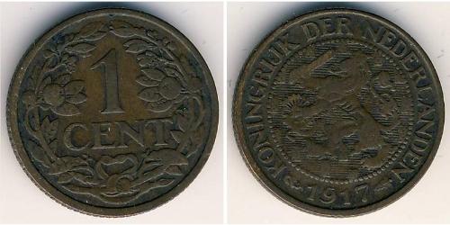 1 Cent Regno dei Paesi Bassi (1815 - ) Bronzo 