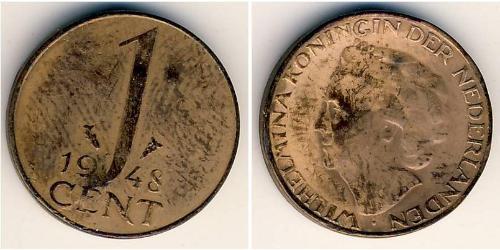 1 Cent Regno dei Paesi Bassi (1815 - ) Bronzo 