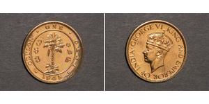 1 Cent Sri Lanka (1948 - ) Bronzo Giorgio VI (1895-1952)