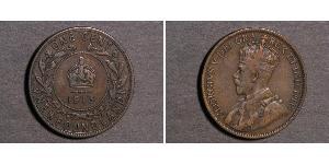 1 Cent Terranova e Labrador Bronzo Giorgio V (1865-1936)