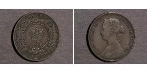 1 Cent Terranova e Labrador Bronzo Vittoria (1819 - 1901)