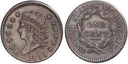 1 Cent Estados Unidos de América (1776 - ) Cobre 