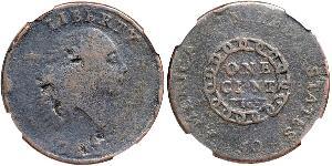 1 Cent Estados Unidos de América (1776 - ) Cobre 