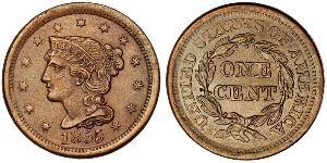 1 Cent Estados Unidos de América (1776 - ) Cobre 