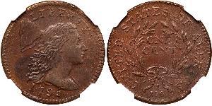 1 Cent Estados Unidos de América (1776 - ) Cobre 