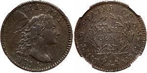 1 Cent Estados Unidos de América (1776 - ) Cobre 