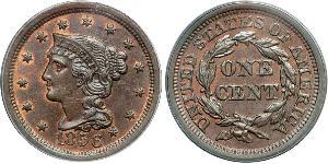 1 Cent Estados Unidos de América (1776 - ) Cobre 