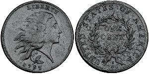 1 Cent Estados Unidos de América (1776 - ) Cobre 