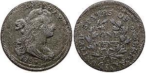 1 Cent Estados Unidos de América (1776 - ) Cobre 