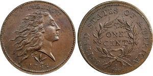 1 Cent Estados Unidos de América (1776 - ) Cobre 