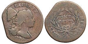 1 Cent Estados Unidos de América (1776 - ) Cobre 