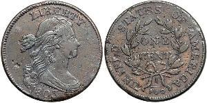 1 Cent Estados Unidos de América (1776 - ) Cobre 