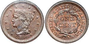 1 Cent Estados Unidos de América (1776 - ) Cobre 