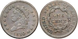 1 Cent Estados Unidos de América (1776 - ) Cobre 