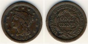 1 Cent Estados Unidos de América (1776 - ) Cobre 
